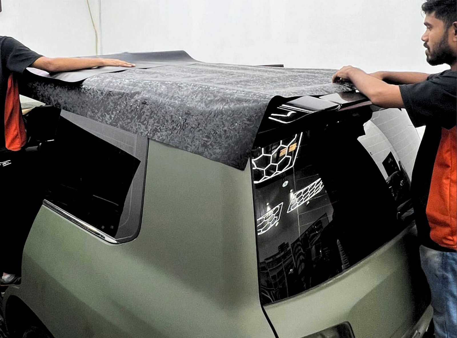 Car Roof Wrapping